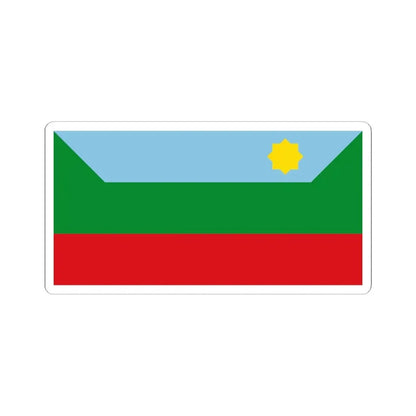 Flag of Chachapoyas (Peru) STICKER Vinyl Kiss-Cut Decal 4 Inch White - The Sticker Space