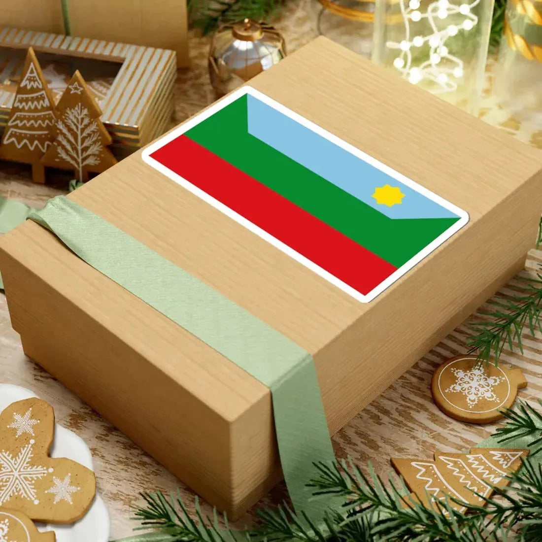 Flag of Chachapoyas (Peru) STICKER Vinyl Kiss-Cut Decal - The Sticker Space