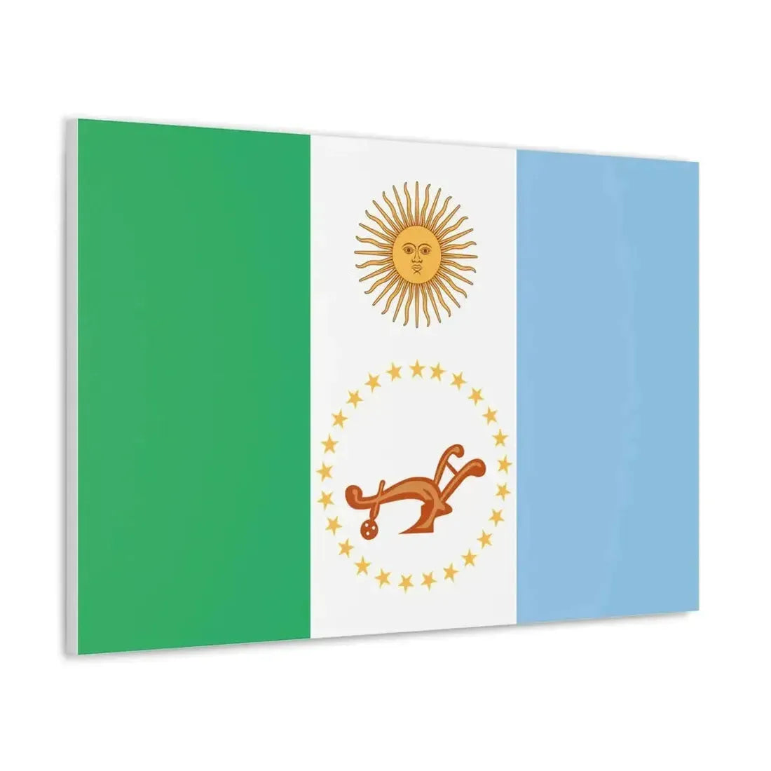 Flag of Chaco Province Argentina - Canvas Wall Art - The Sticker Space