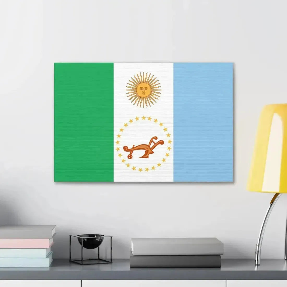 Flag of Chaco Province Argentina - Canvas Wall Art - The Sticker Space