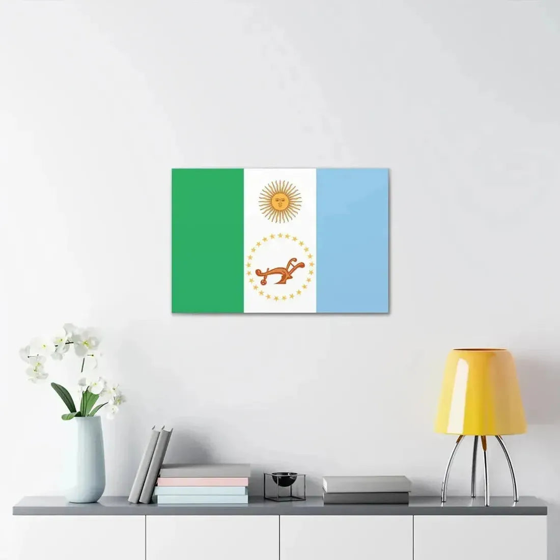Flag of Chaco Province Argentina - Canvas Wall Art - The Sticker Space