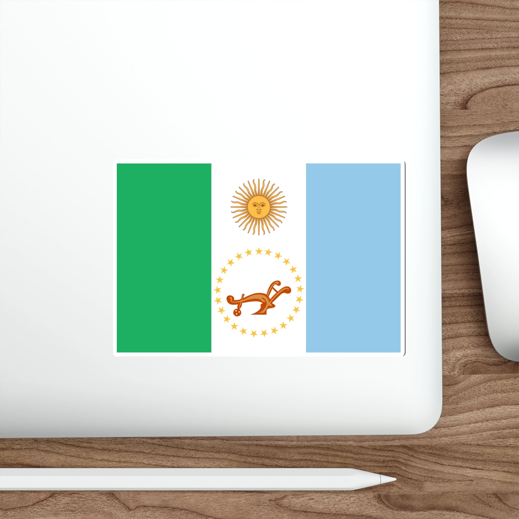 Flag of Chaco Province Argentina STICKER Vinyl Die Cut Decal The