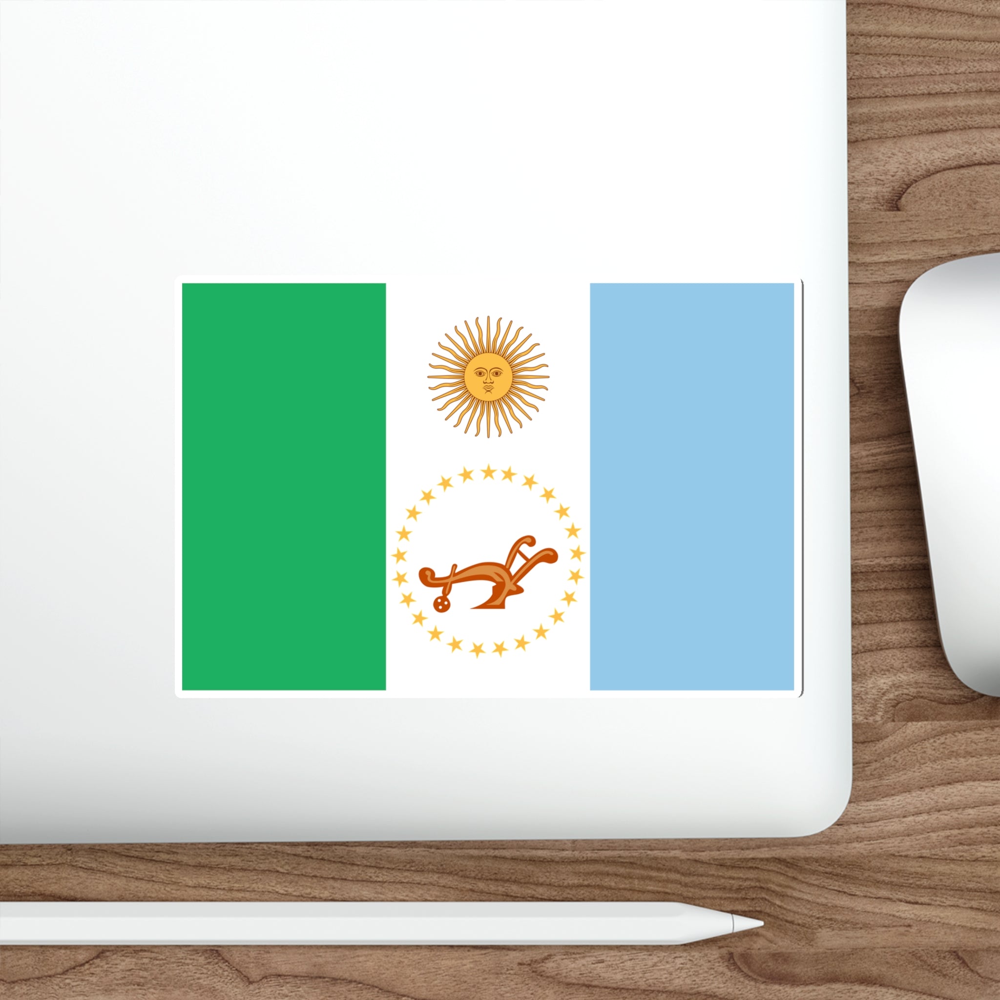 Flag of Chaco Province Argentina STICKER Vinyl Die Cut Decal The