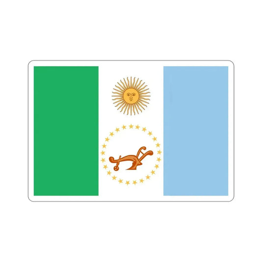 Flag of Chaco Province Argentina STICKER Vinyl Die-Cut Decal 6 Inch - The Sticker Space