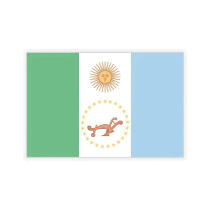 Flag of Chaco Province Argentina - STICKER Vinyl Kiss-Cut Decal 2 Inch Transparent - The Sticker Space