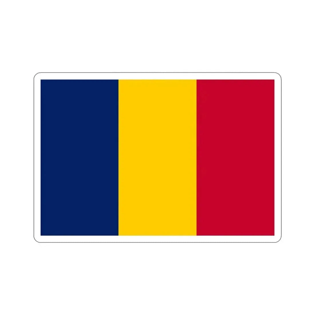 Flag of Chad STICKER Vinyl Die-Cut Decal - The Sticker Space