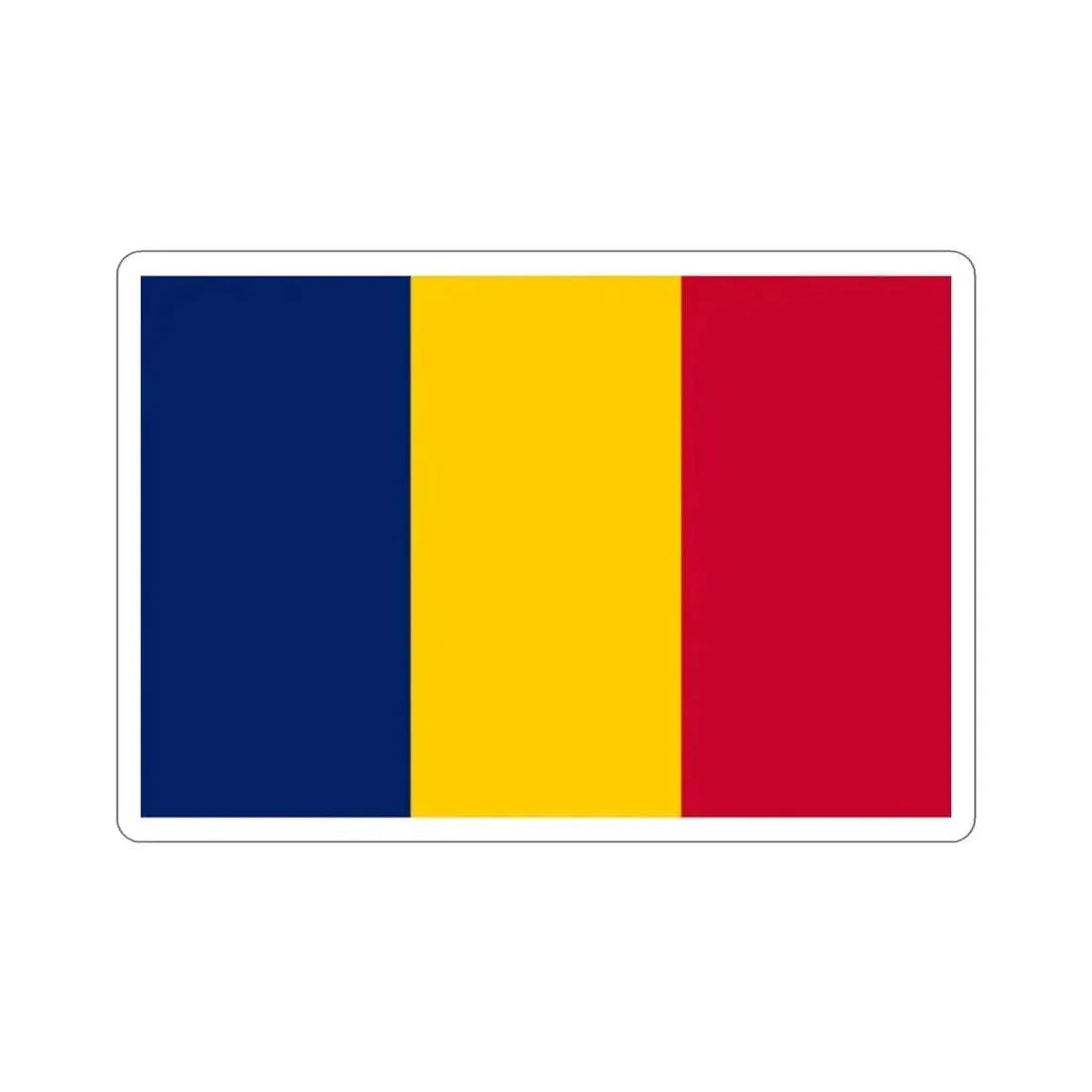 Flag of Chad STICKER Vinyl Die-Cut Decal - The Sticker Space