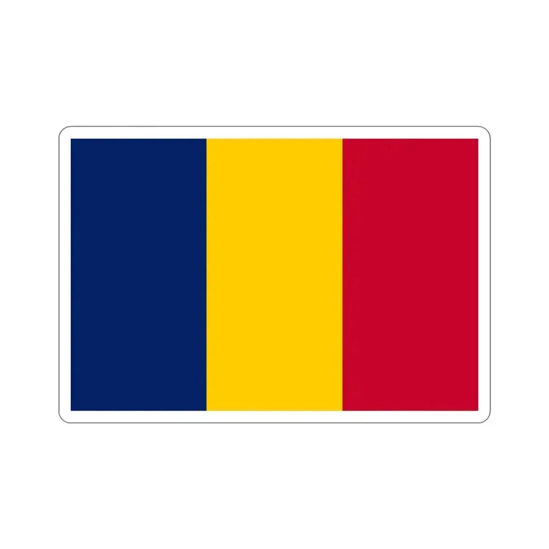Flag of Chad STICKER Vinyl Die-Cut Decal - The Sticker Space