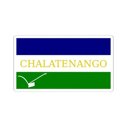 Flag of Chalatenango (El Salvador) STICKER Vinyl Kiss-Cut Decal 2 Inch White - The Sticker Space
