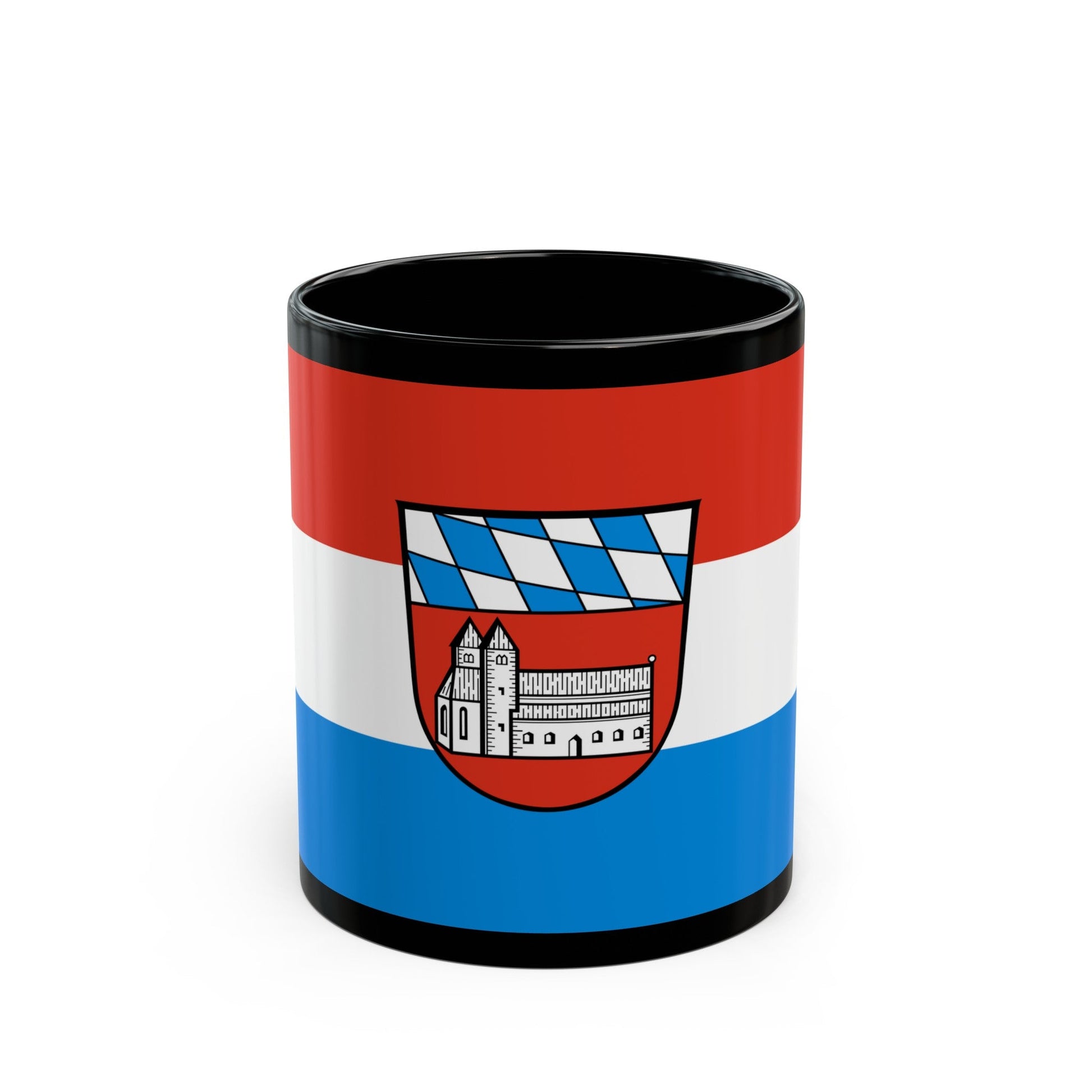 Flag of Cham Germany - Black Coffee Mug-11oz-The Sticker Space