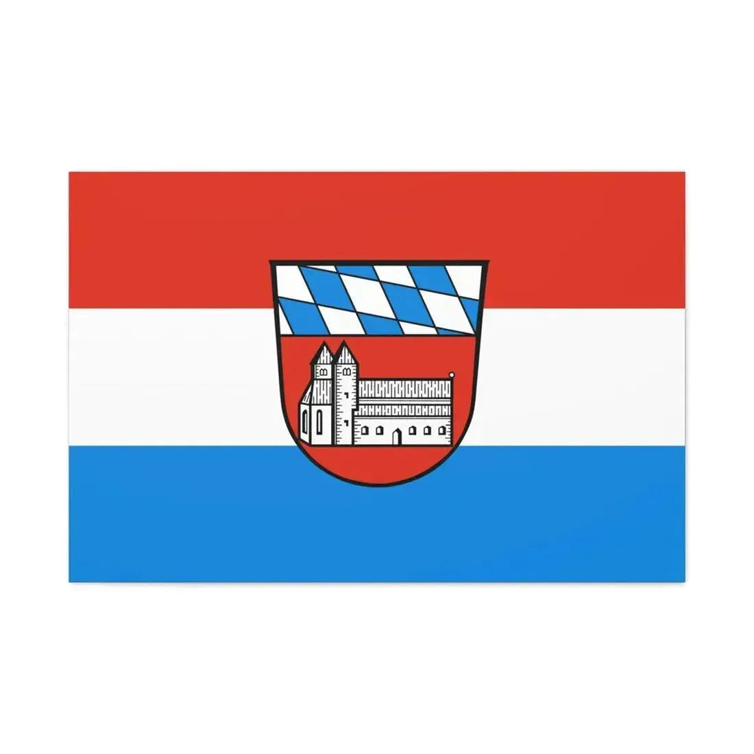 Flag of Cham Germany - Canvas Wall Art - The Sticker Space