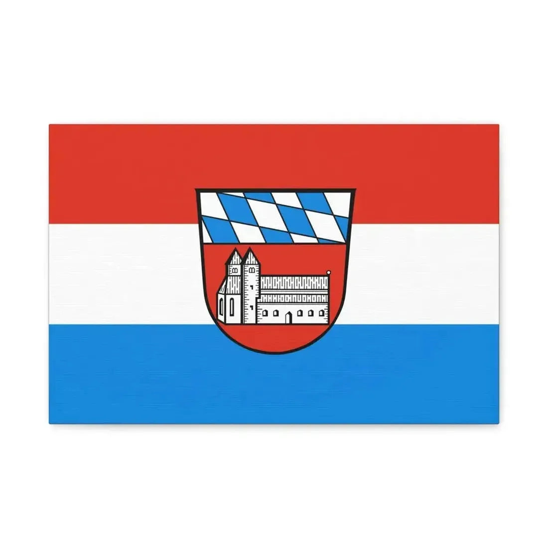 Flag of Cham Germany - Canvas Wall Art - The Sticker Space