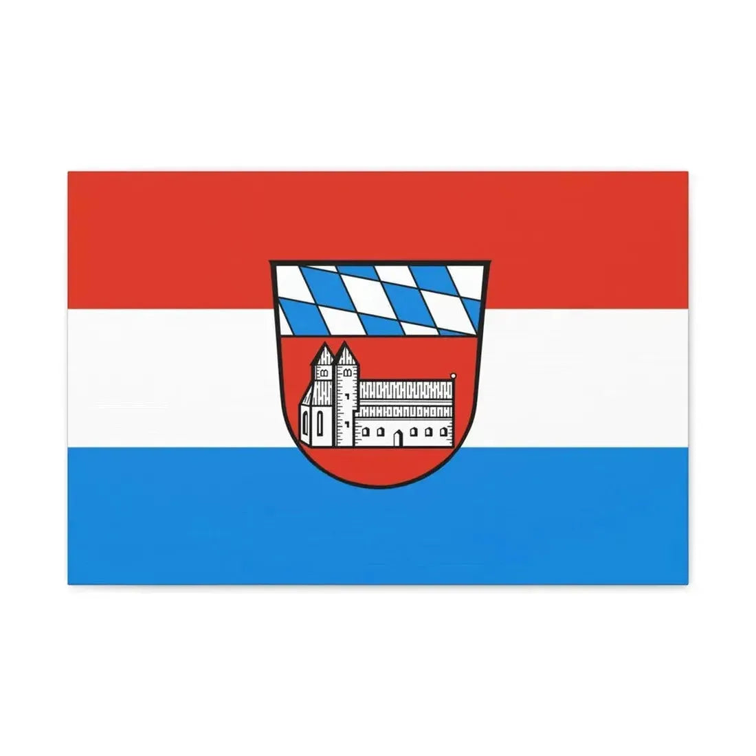 Flag of Cham Germany - Canvas Wall Art - The Sticker Space