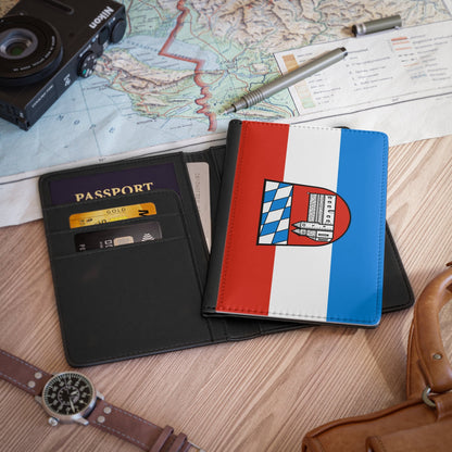 Flag of Cham Germany - Passport Holder-3.9" x 5.8"-The Sticker Space