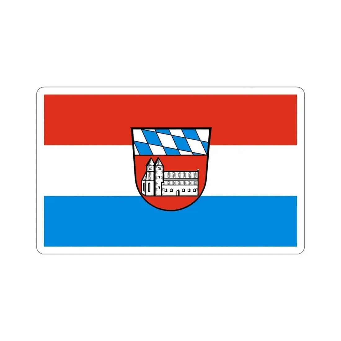 Flag of Cham Germany STICKER Vinyl Die-Cut Decal - The Sticker Space