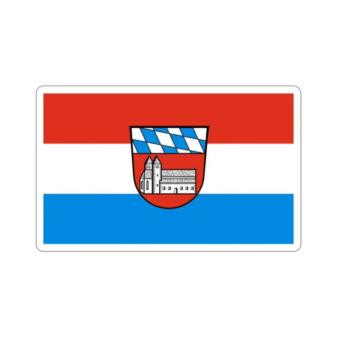 Flag of Cham Germany STICKER Vinyl Die-Cut Decal - The Sticker Space
