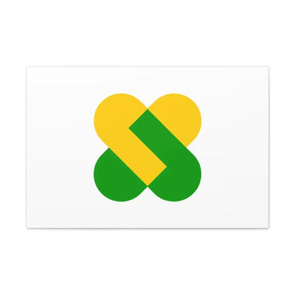 Flag of Champagne Ardenne France 2 - Canvas Wall Art 30" x 20" 1.25" - The Sticker Space