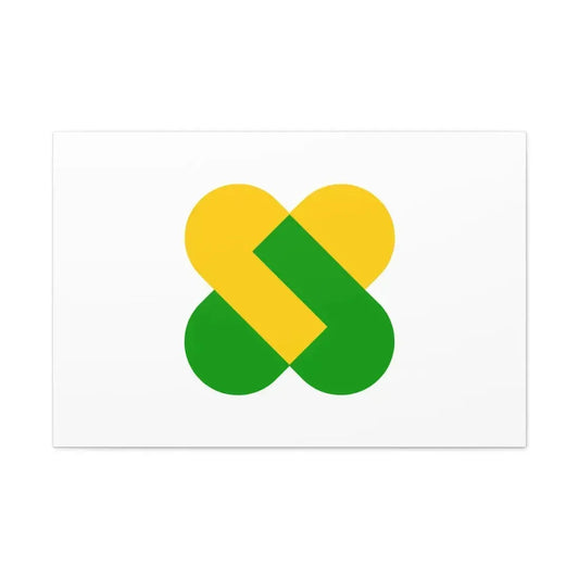 Flag of Champagne Ardenne France 2 - Canvas Wall Art 36" x 24" 1.25" - The Sticker Space