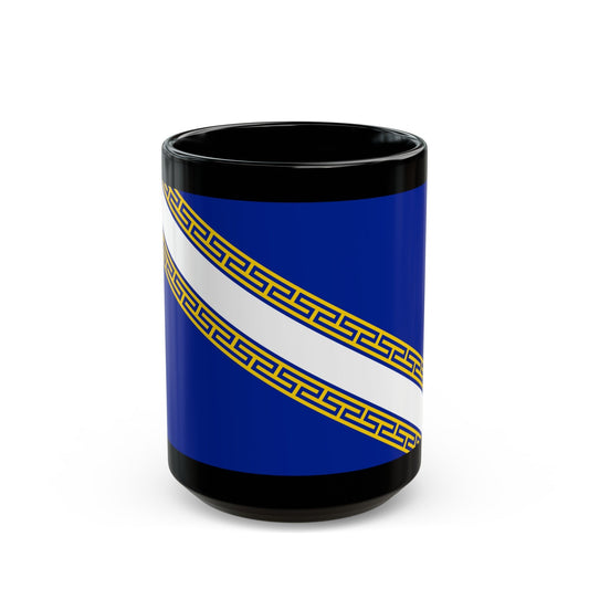 Flag of Champagne Ardenne France - Black Coffee Mug-15oz-The Sticker Space