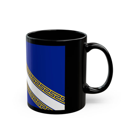 Flag of Champagne Ardenne France - Black Coffee Mug-The Sticker Space