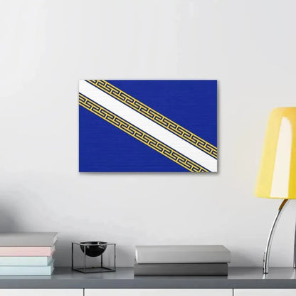 Flag of Champagne Ardenne France - Canvas Wall Art - The Sticker Space