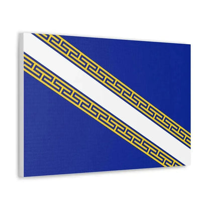 Flag of Champagne Ardenne France - Canvas Wall Art - The Sticker Space