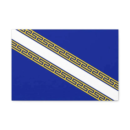 Flag of Champagne Ardenne France - Canvas Wall Art - The Sticker Space