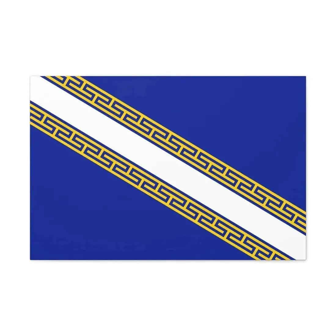 Flag of Champagne Ardenne France - Canvas Wall Art - The Sticker Space