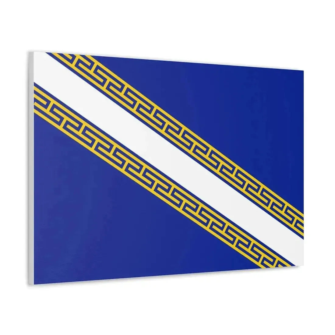 Flag of Champagne Ardenne France - Canvas Wall Art - The Sticker Space