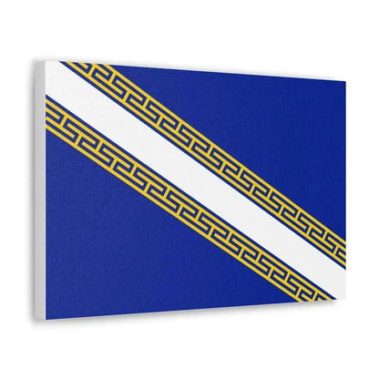 Flag of Champagne Ardenne France - Canvas Wall Art - The Sticker Space