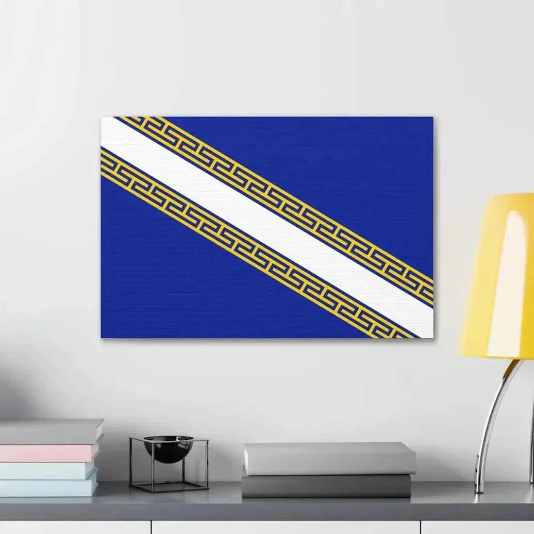 Flag of Champagne Ardenne France - Canvas Wall Art - The Sticker Space
