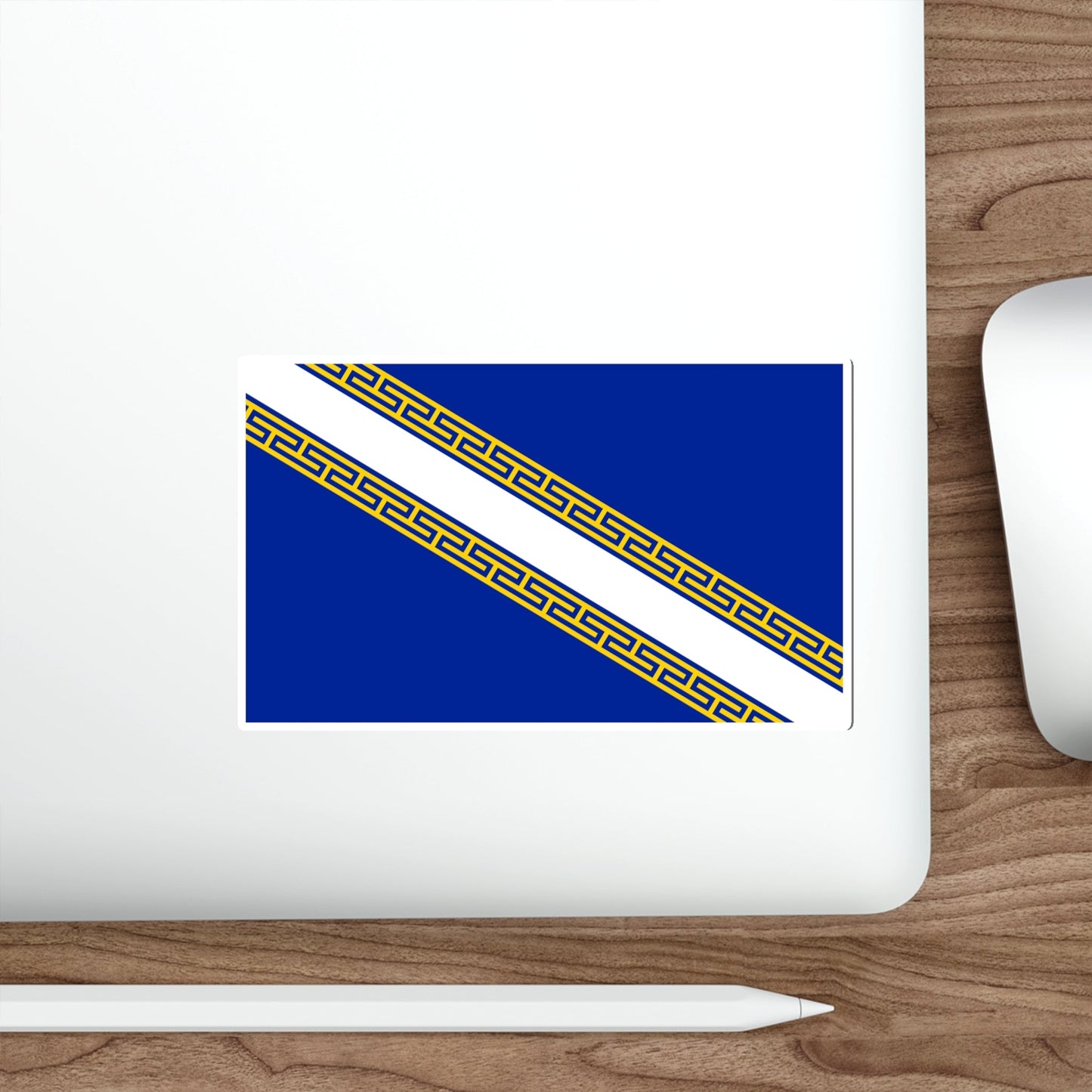 Flag of Champagne Ardenne France STICKER Vinyl Die-Cut Decal-The Sticker Space