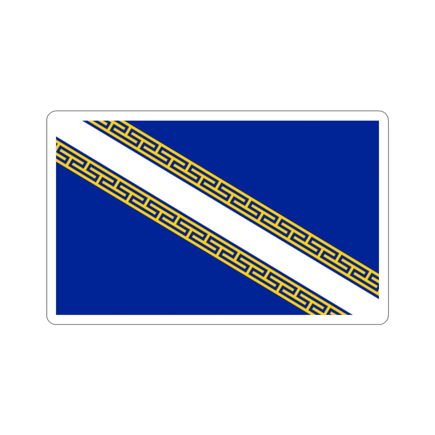 Flag of Champagne Ardenne France STICKER Vinyl Die-Cut Decal-2 Inch-The Sticker Space