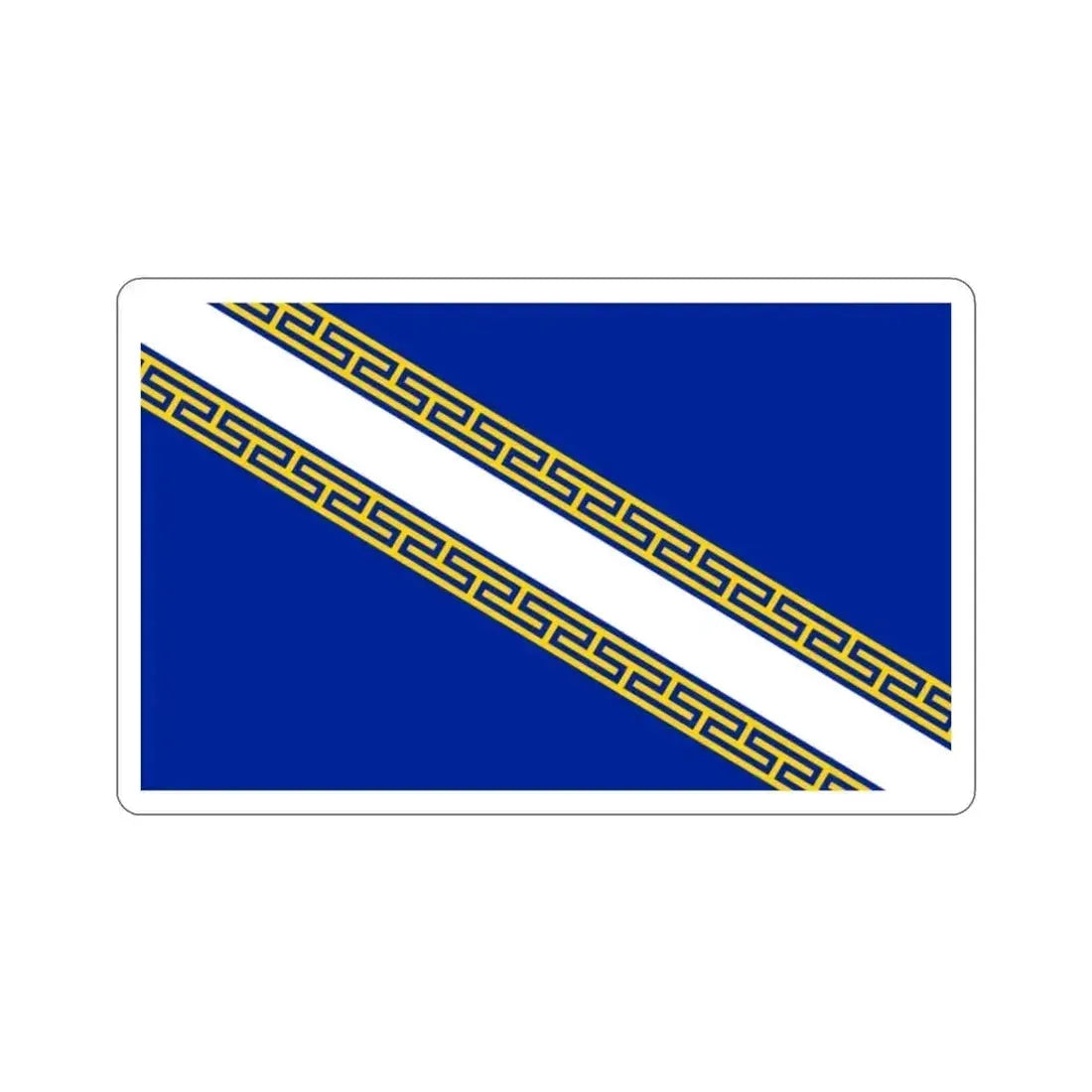 Flag of Champagne Ardenne France STICKER Vinyl Die-Cut Decal 2 Inch - The Sticker Space