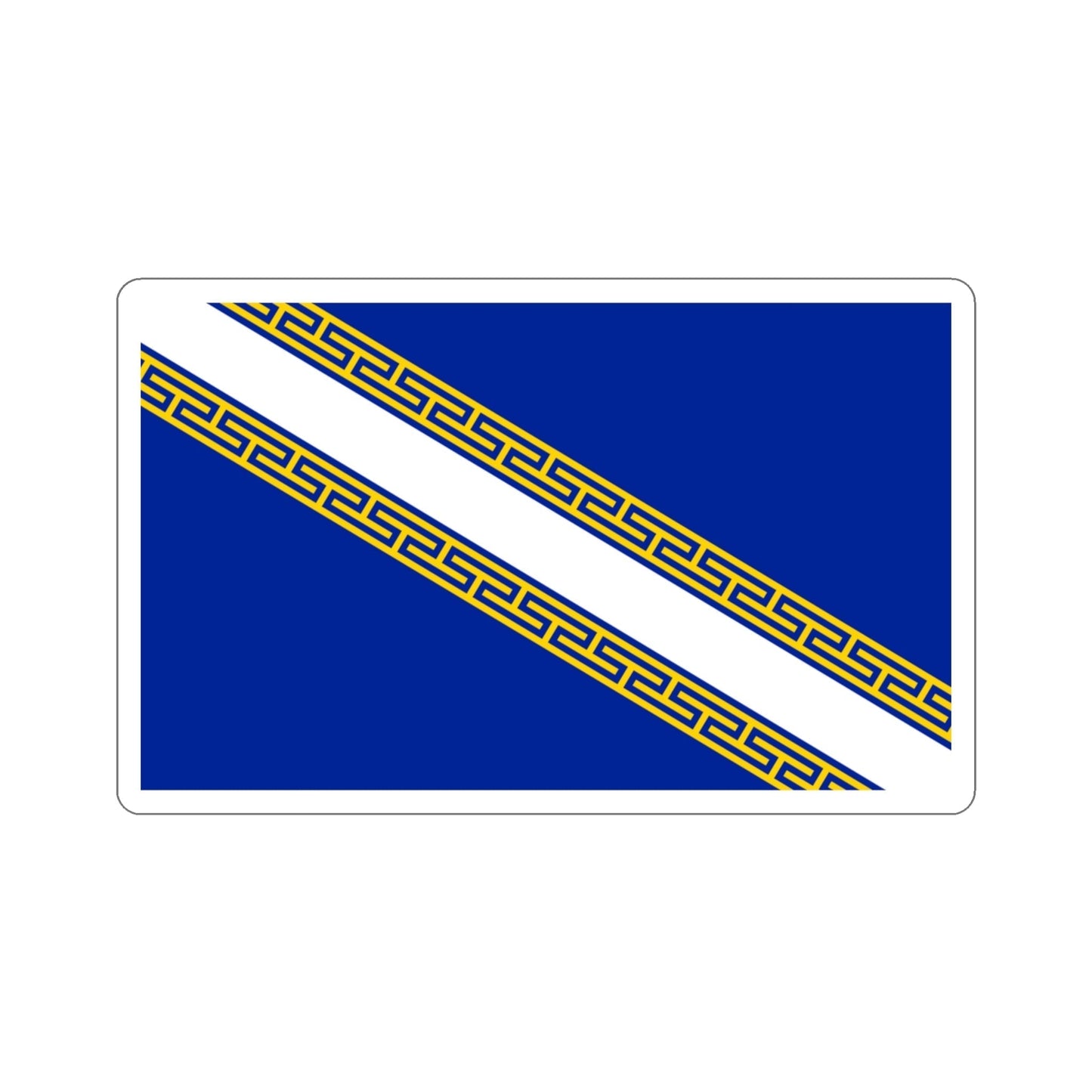 Flag of Champagne Ardenne France STICKER Vinyl Die-Cut Decal-3 Inch-The Sticker Space