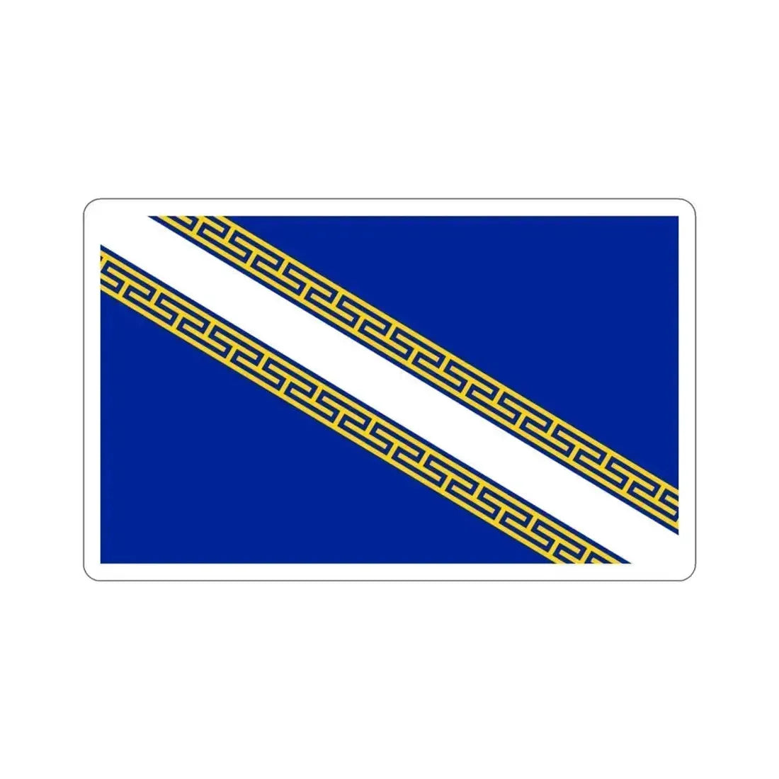 Flag of Champagne Ardenne France STICKER Vinyl Die-Cut Decal 3 Inch - The Sticker Space