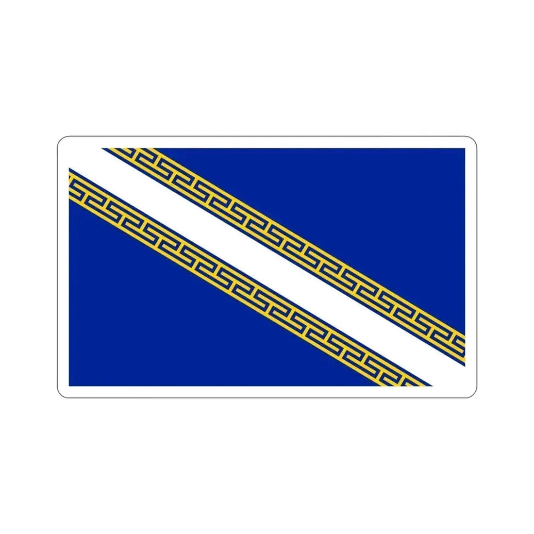 Flag of Champagne Ardenne France STICKER Vinyl Die-Cut Decal 4 Inch - The Sticker Space