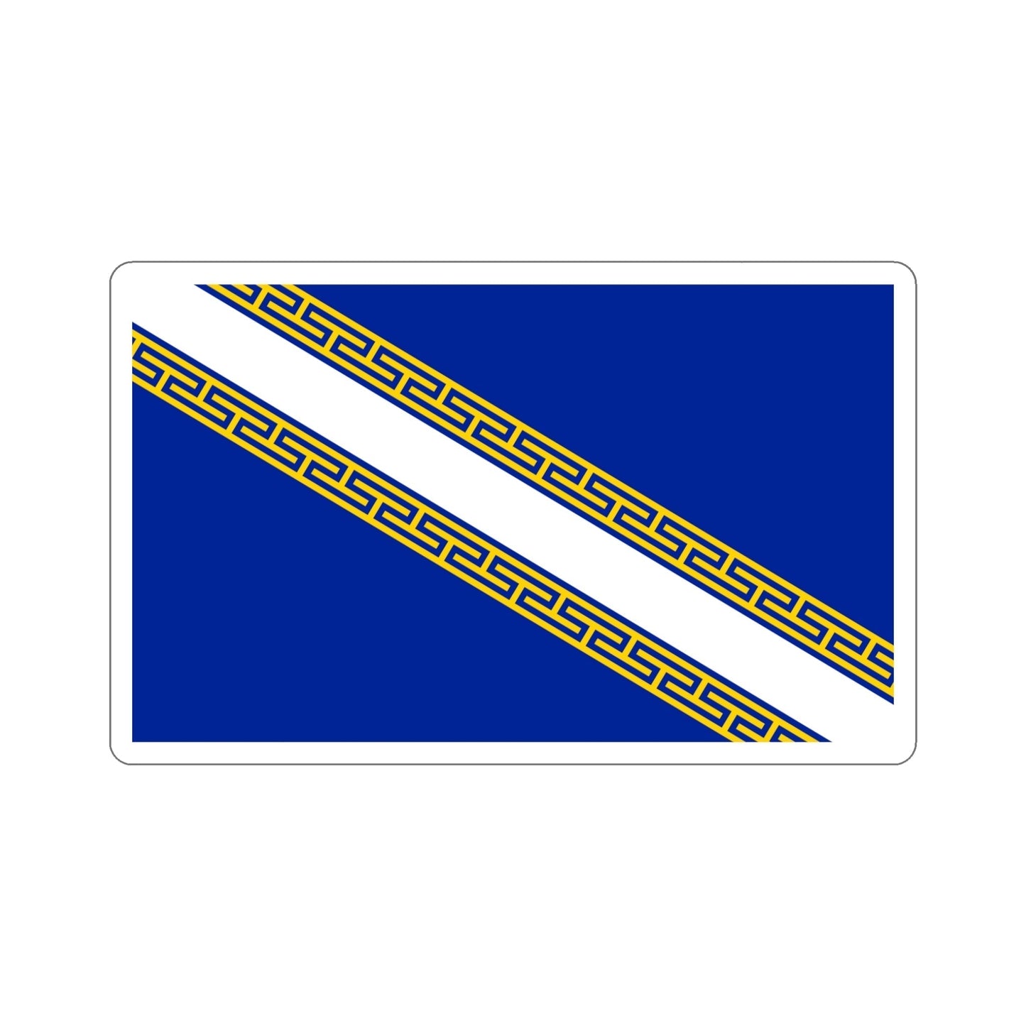 Flag of Champagne Ardenne France STICKER Vinyl Die-Cut Decal-5 Inch-The Sticker Space