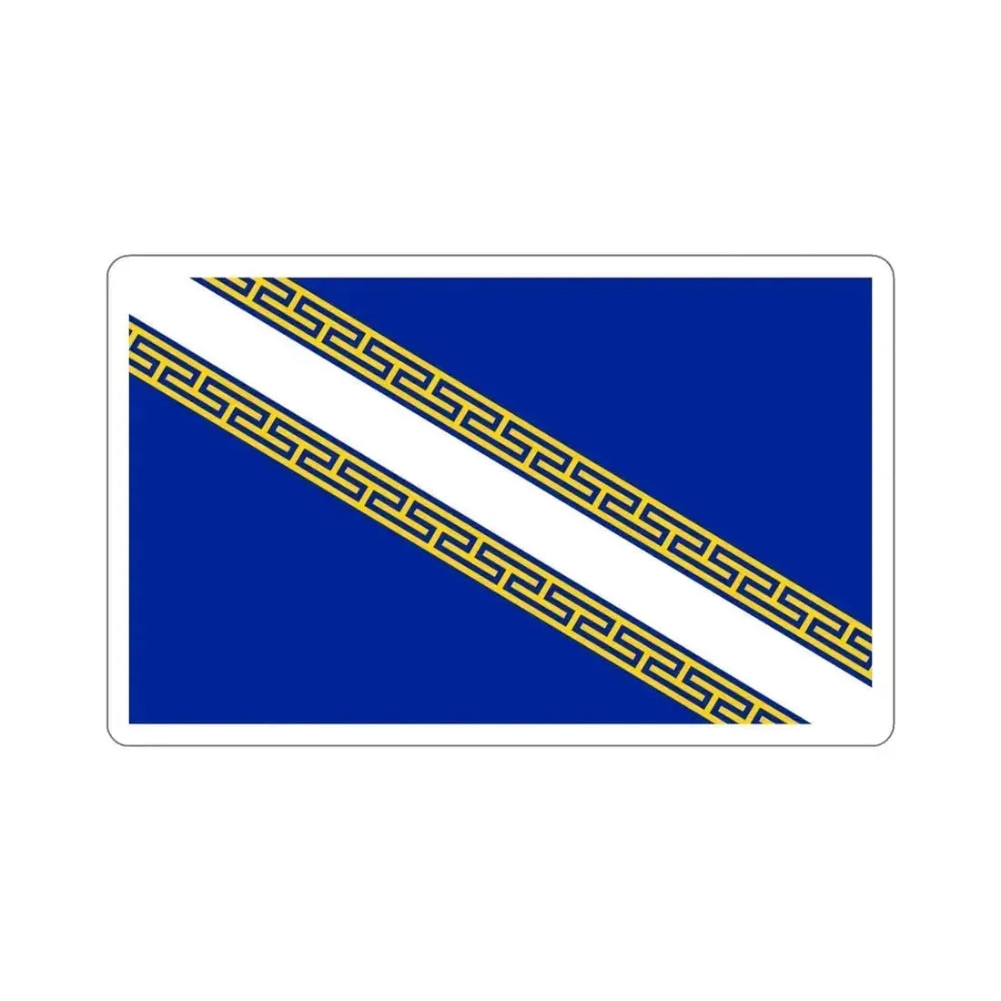 Flag of Champagne Ardenne France STICKER Vinyl Die-Cut Decal 5 Inch - The Sticker Space