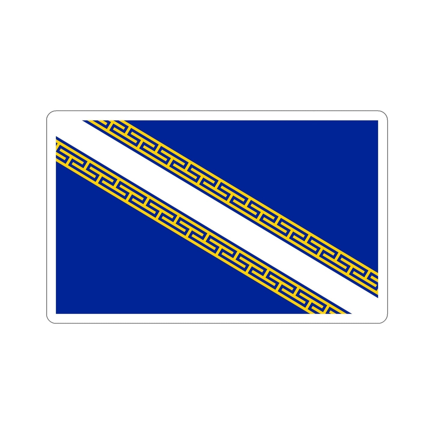 Flag of Champagne Ardenne France STICKER Vinyl Die-Cut Decal-6 Inch-The Sticker Space