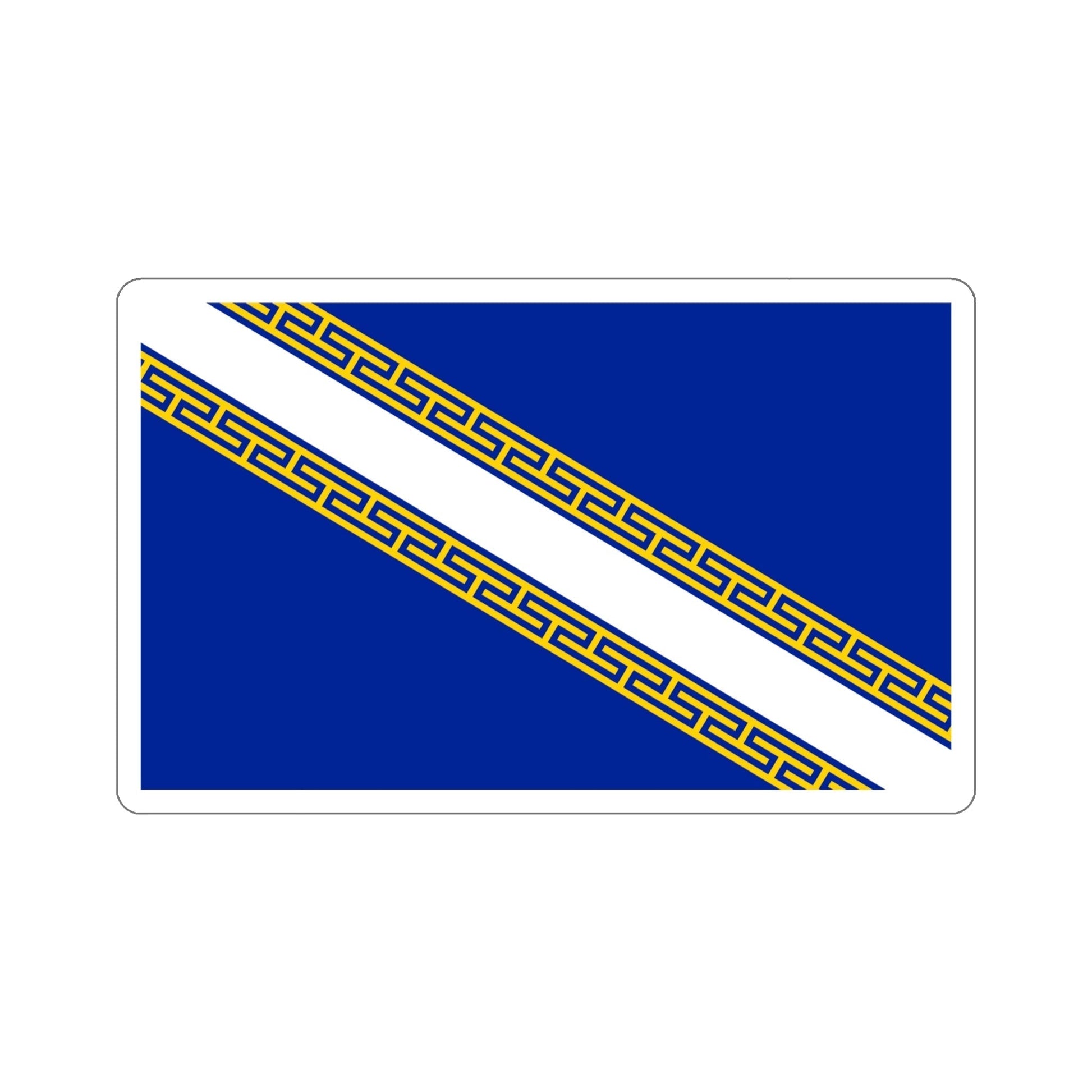 Flag of Champagne Ardenne France STICKER Vinyl Die-Cut Decal-6 Inch-The Sticker Space