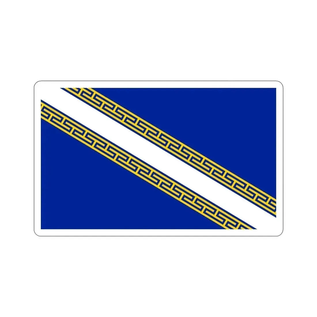 Flag of Champagne Ardenne France STICKER Vinyl Die-Cut Decal 6 Inch - The Sticker Space