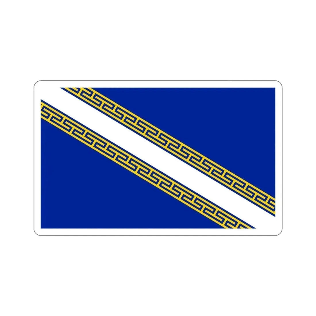 Flag of Champagne Ardenne France STICKER Vinyl Die-Cut Decal 6 Inch - The Sticker Space