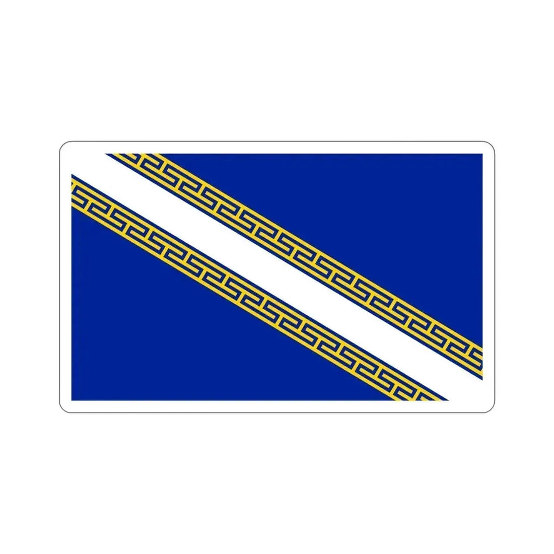Flag of Champagne Ardenne France STICKER Vinyl Die-Cut Decal - The Sticker Space