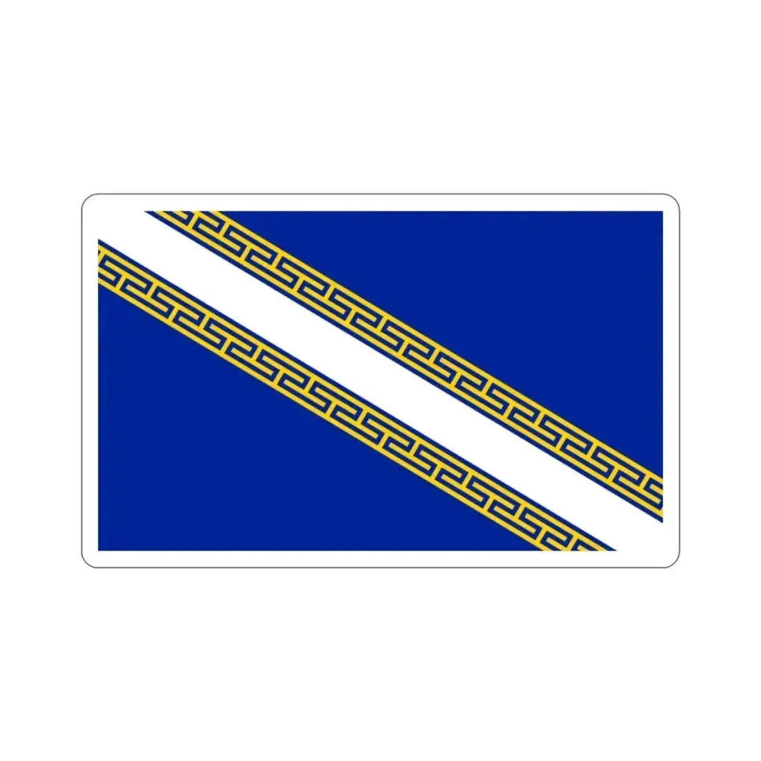 Flag of Champagne Ardenne France STICKER Vinyl Die-Cut Decal - The Sticker Space