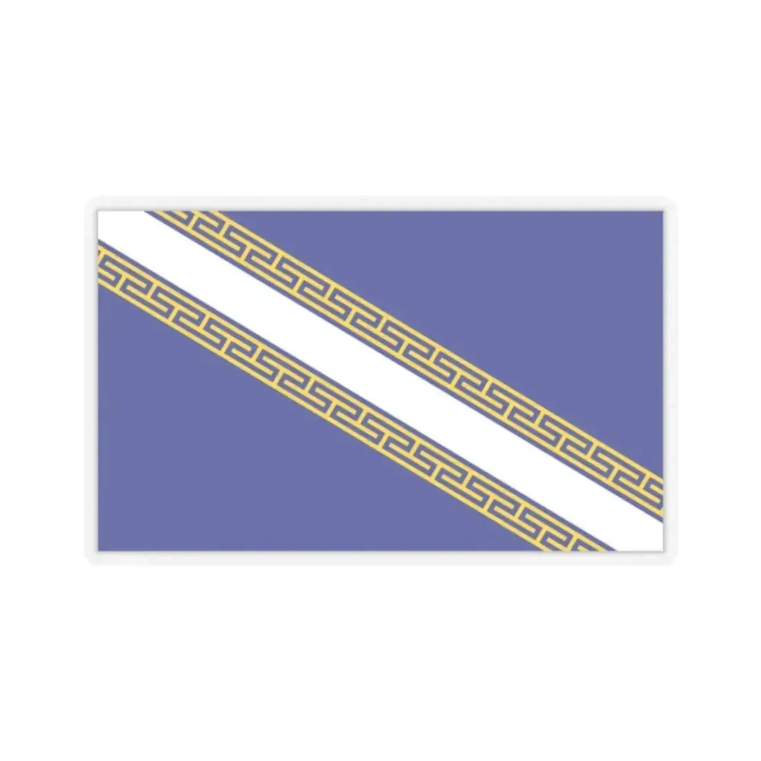 Flag of Champagne Ardenne France - STICKER Vinyl Kiss-Cut Decal 2 Inch Transparent - The Sticker Space