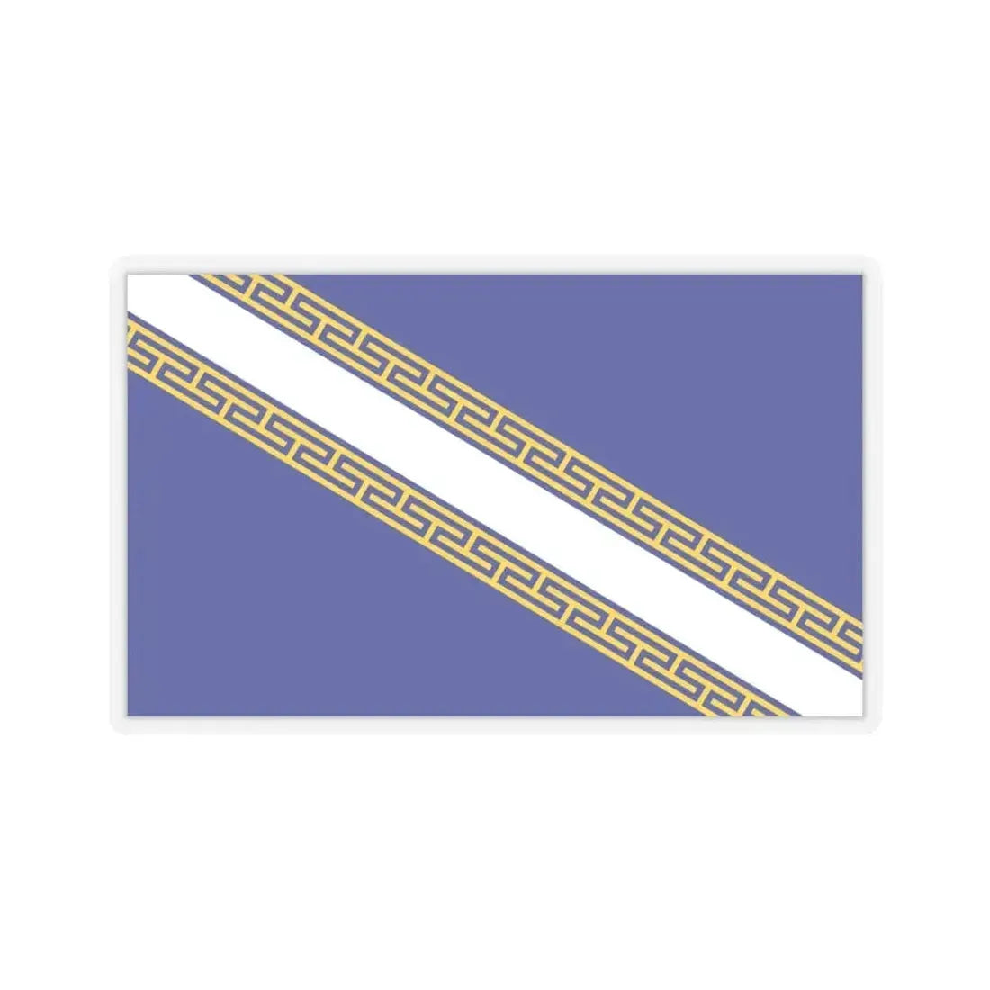 Flag of Champagne Ardenne France - STICKER Vinyl Kiss-Cut Decal 4 Inch Transparent - The Sticker Space