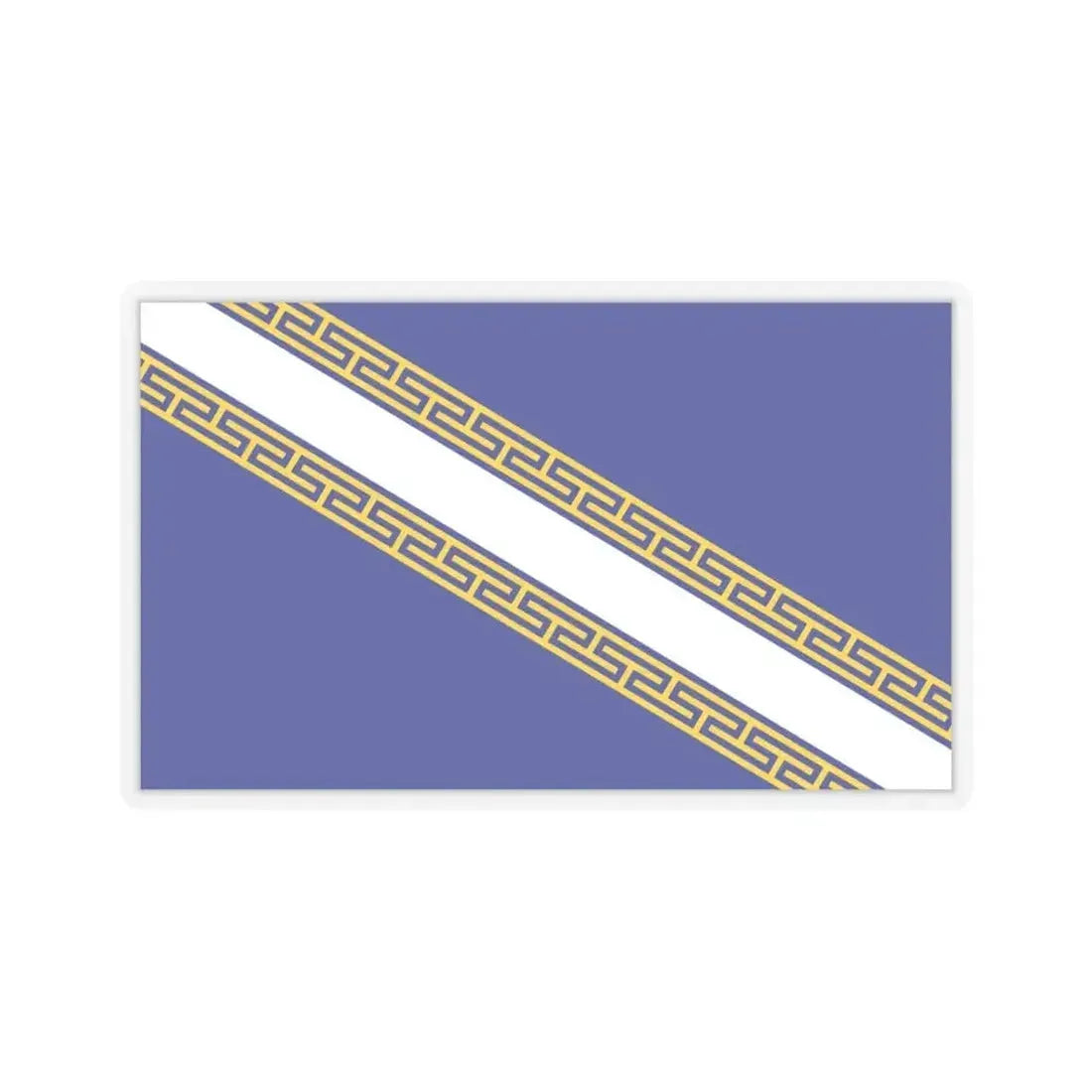 Flag of Champagne Ardenne France - STICKER Vinyl Kiss-Cut Decal 6 Inch Transparent - The Sticker Space