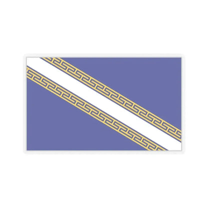 Flag of Champagne Ardenne France - STICKER Vinyl Kiss-Cut Decal 6 Inch Transparent - The Sticker Space