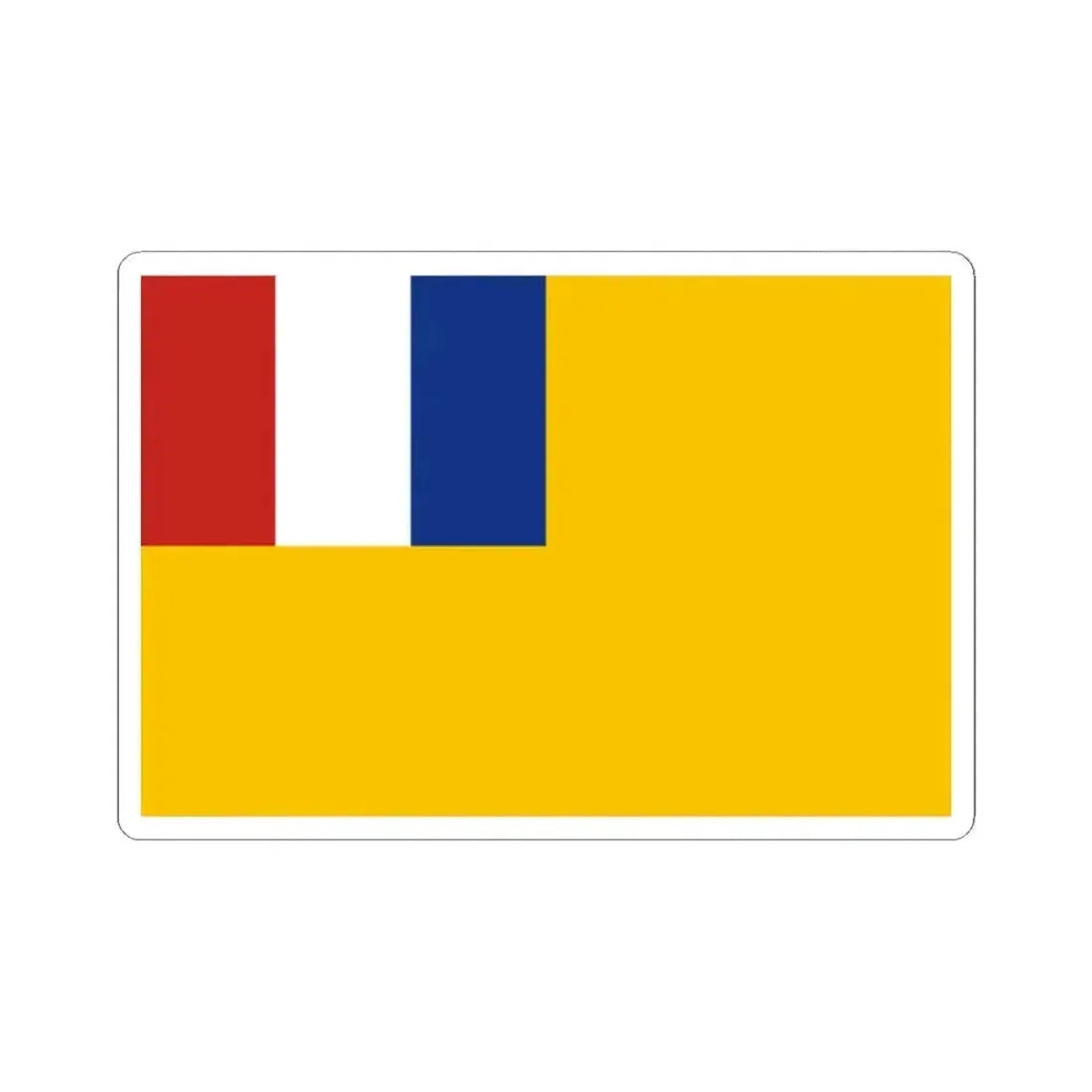 Flag of Chanan (China) STICKER Vinyl Kiss-Cut Decal 2 Inch White - The Sticker Space